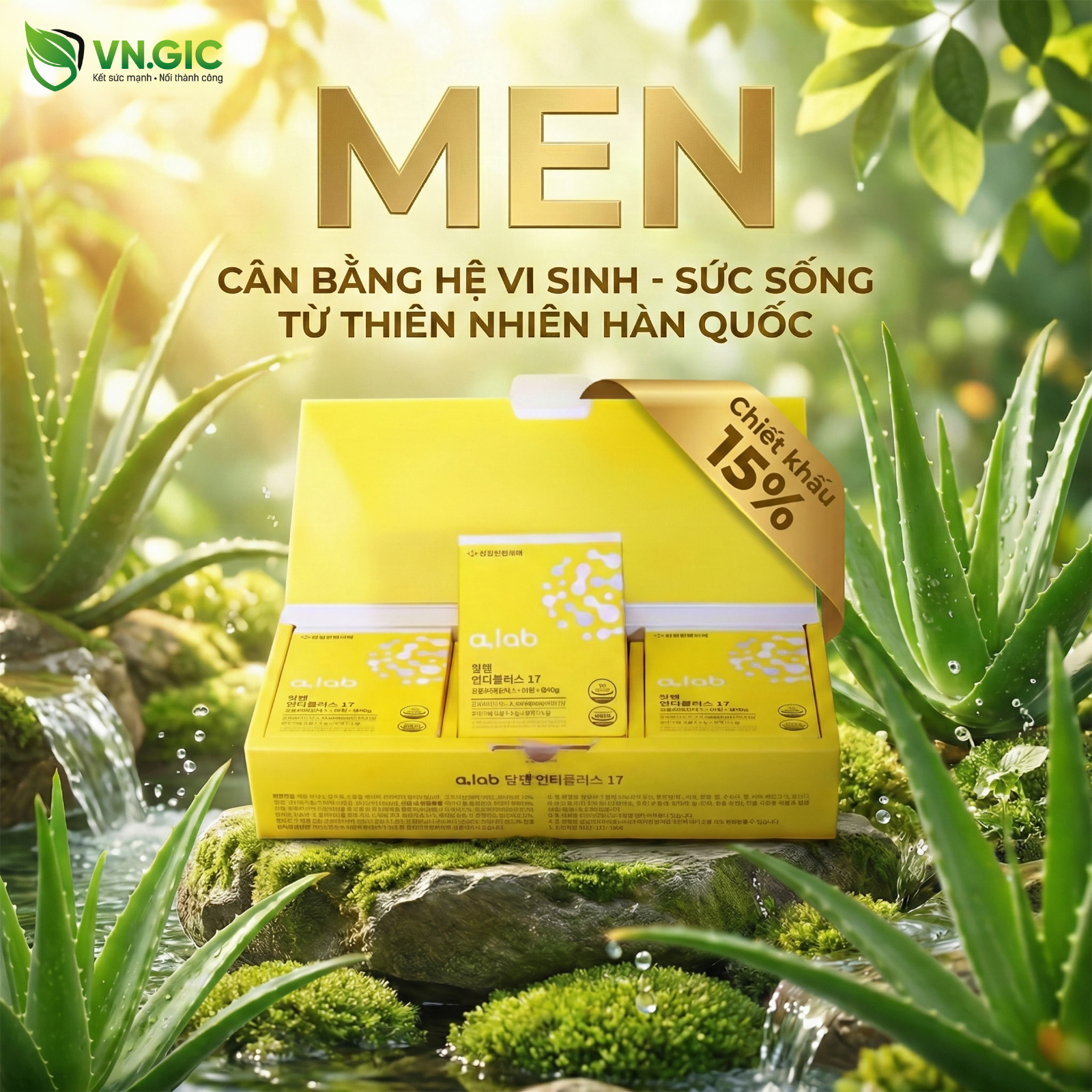 Men vi sinh 17 chủng Alab